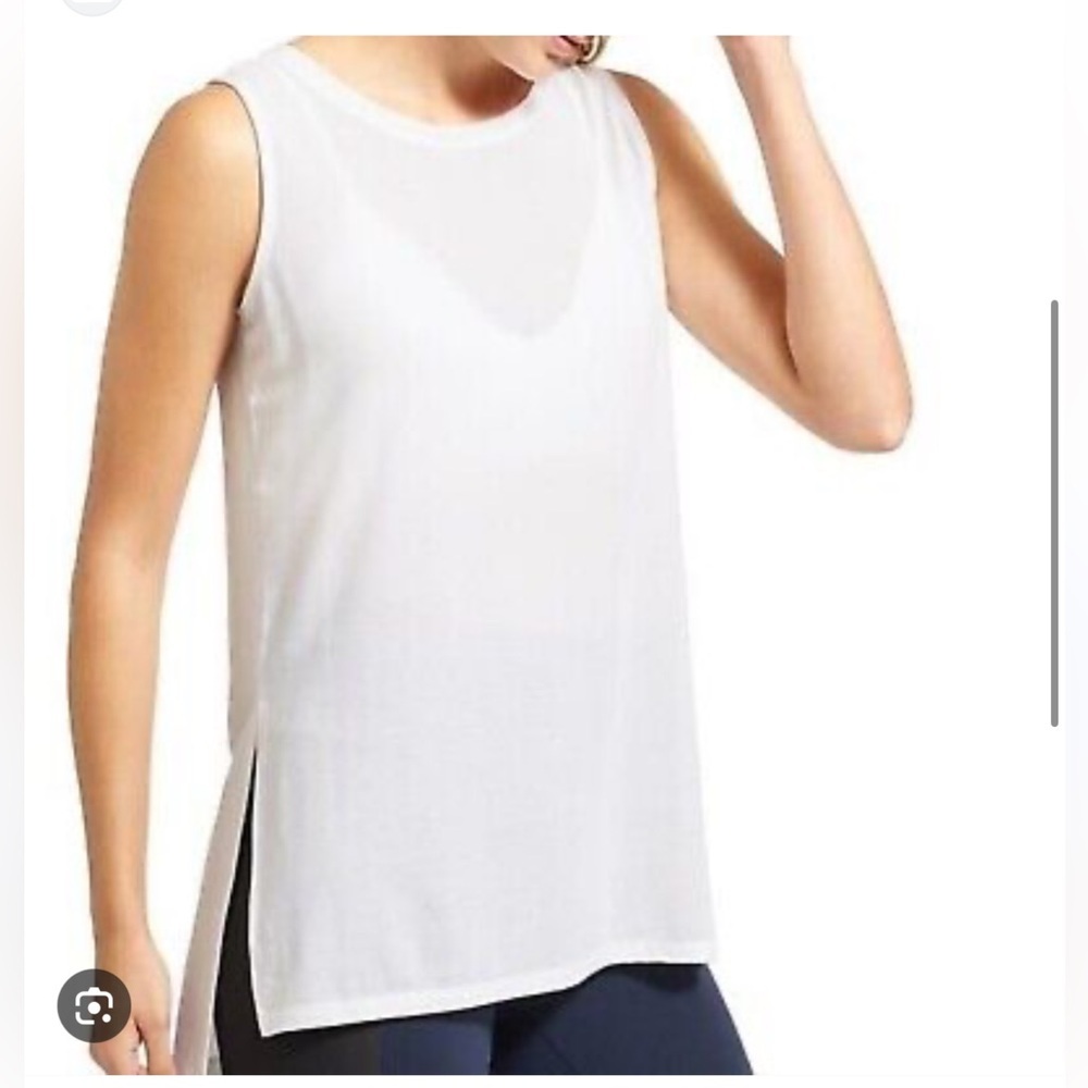 ATHLETA side-split tank top
